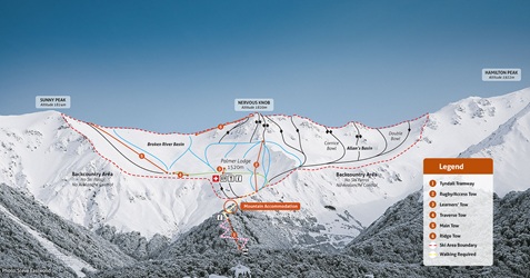 Broken River Ski Trail Map